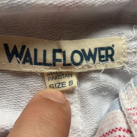 Wallflower striped‎ soft Shortalls  size small - Picture 6 of 8